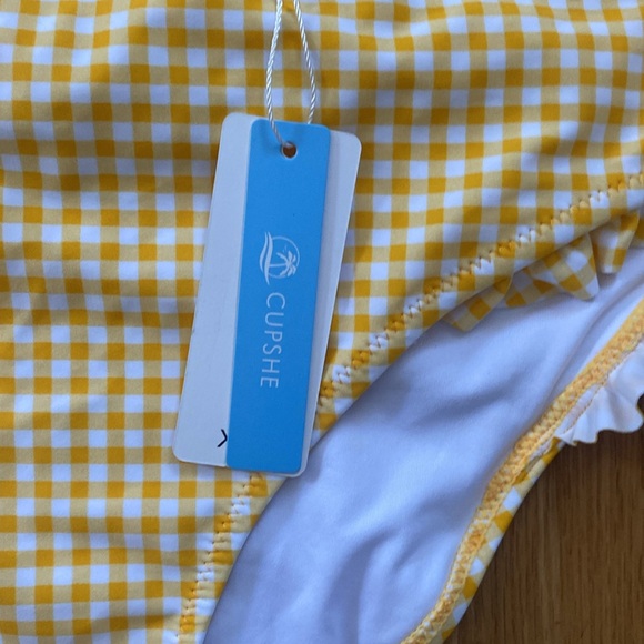 Cupshe Plaid Swimsuit Bikini Size XXL - Picture 6 of 9